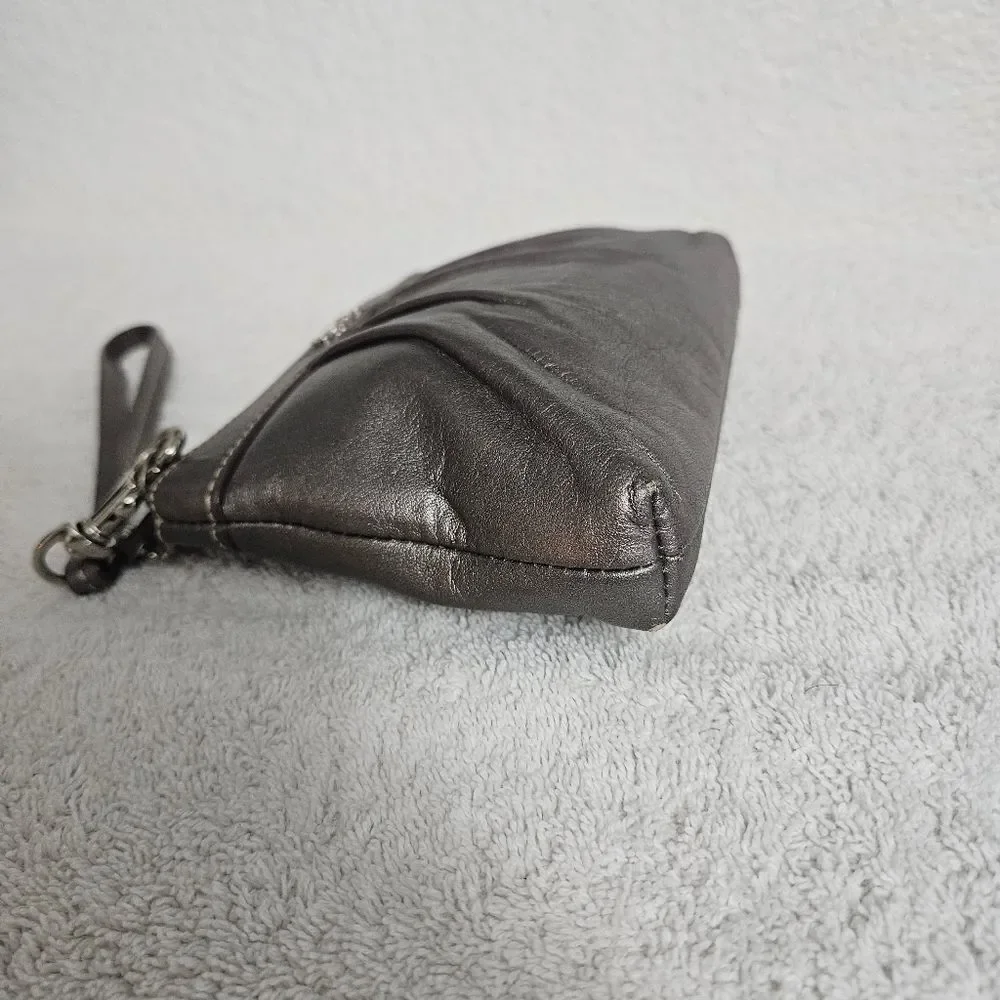 Coach wristlet gray